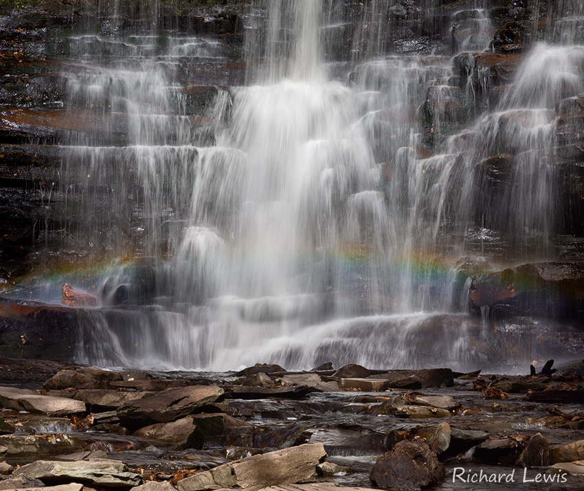 Falls Trail Waterfalls in Rickets Glen State Park