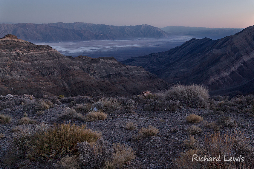 Aguereberry Point in Death Valley California