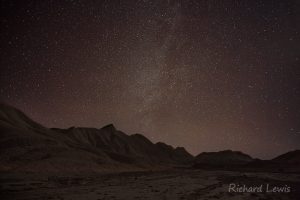 Moonlit Badlands of Death Valley