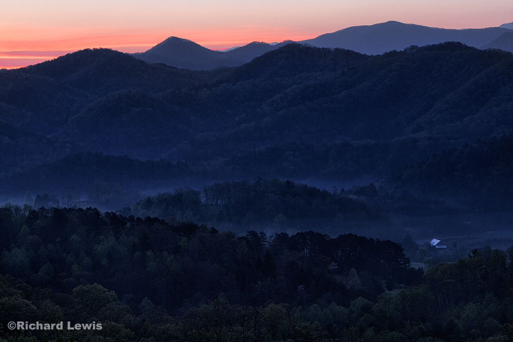 Blue Hour in the Smokey Mountains