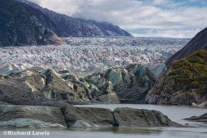 Baird Glacier in Alaska by Richard Lewis