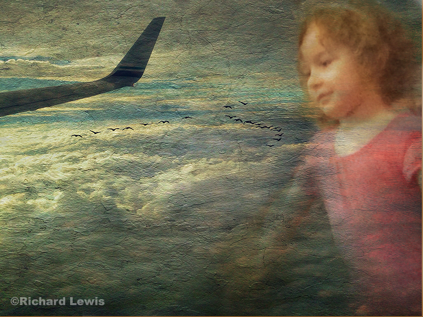 I Often Dream Of Flying iPhoneography by Richard Lewis - Apps Used: Snapseed, Leonardo, DistressedFX, Superimposer