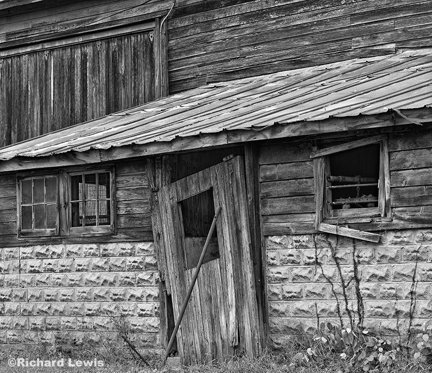 Old Barn Composition by Richard Lewis