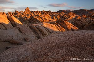 Rock Formations in the Alabama Hills by Richard Lewis
