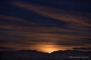 Moon Set in Death Valley by Richard Lewis