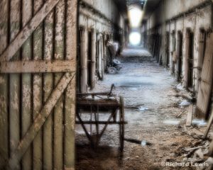 Eastern State Penitentiary Cell Block by Richard Lewis
