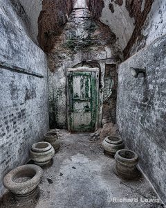 Cell with Pottery Eastern State Penitentiary by Richard Lewis