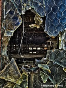 Broken Window at the Scranton Lace Company by Richard Lewis