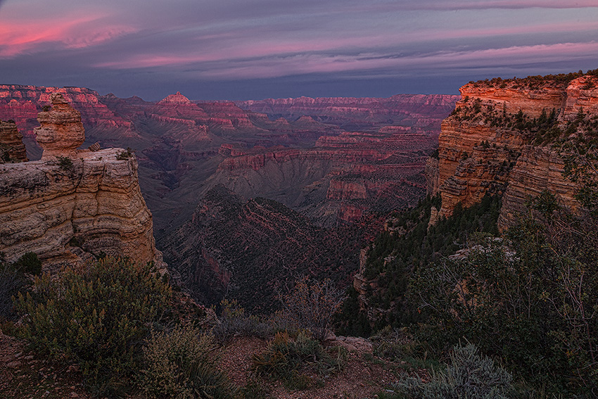 Grand Canyon Afterglow by Richard Lewis