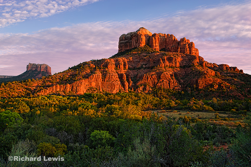 Cathedral Rock at Dusk by Richard Lewis