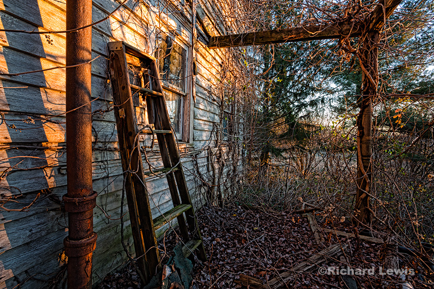 Morning Light on an Abandoned Farm House by Richard Lewis