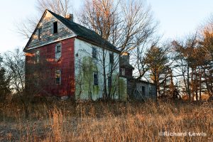 Rear View of an Abandoned Farmhouse by Richard Lewis