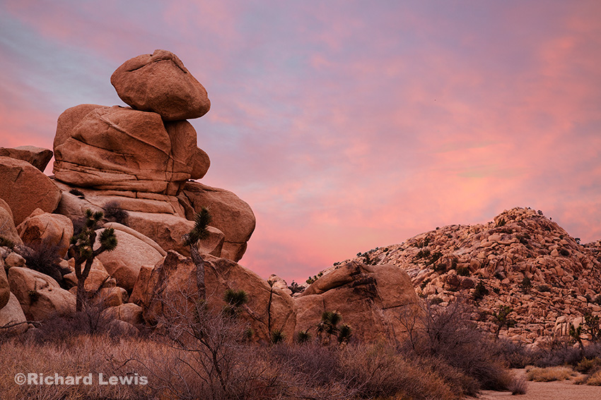 Sunset in the Wonderland of Rocks by Richard Lewis