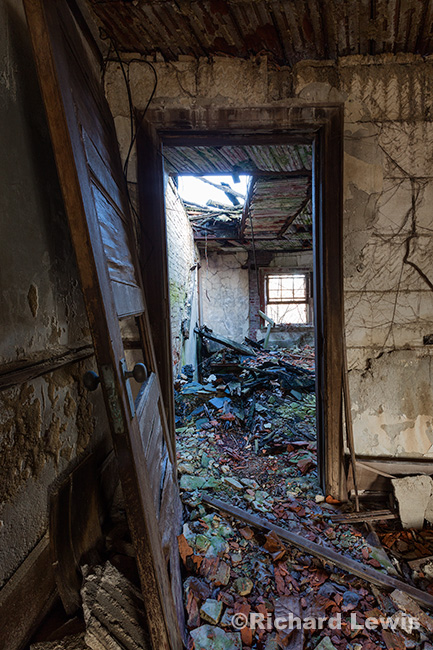 McNeal Mansion Doorway to Devastation by Richard Lewis
