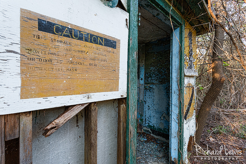 PH-58 Nike Missile Base Ready Room Caution Signs by Richard Lewis 