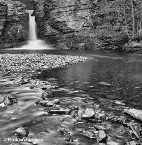 Deer Leap Falls with Stream, Pennsylvania