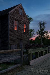 Reflecting The Afterglow in Batsto Village NJ Pinelands by Richard Lewis