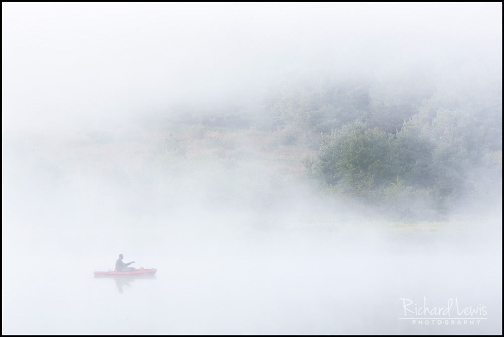 Misty Morning in the Delaware Water Gap by Richard Lewis