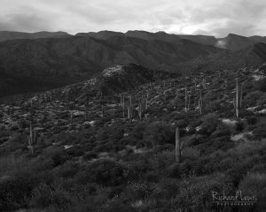 Nightfall In The Superstition Mountains Arizona