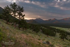 Morning Storm Approaching Estes Park Rocky Mountain National Park