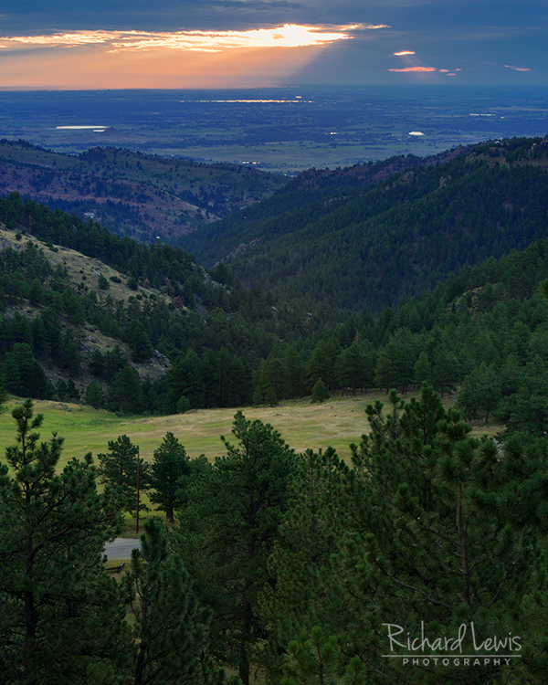 Morning Light In Boulder Colorado