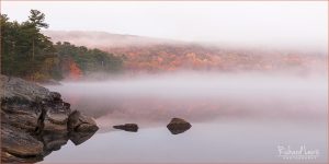 Fall Morning Mist Sterling Lake Harriman State Park New York