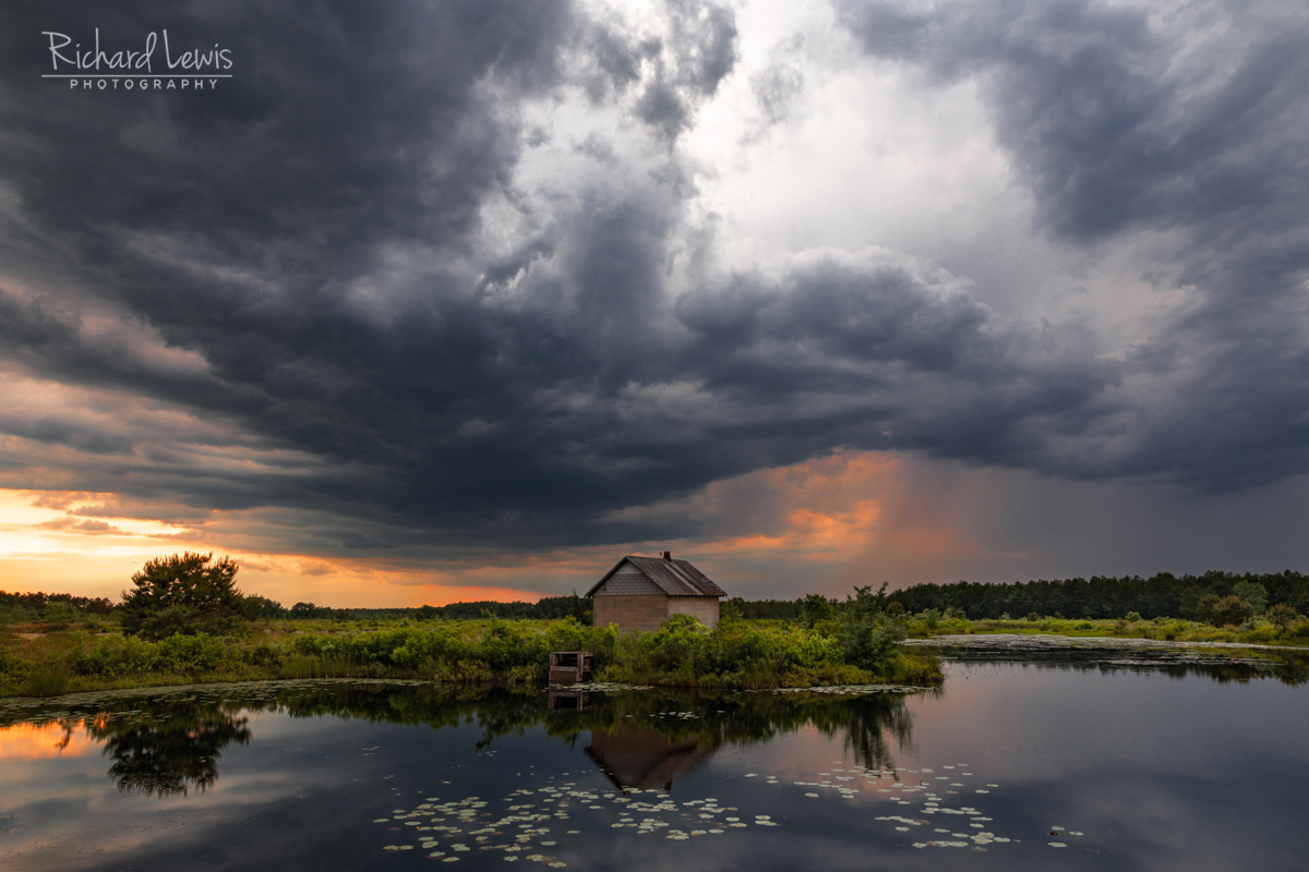 Storm At Sunset in The Pine Barrens by Richard Lewis 2018
