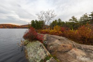 Island Pond In Fall, New York