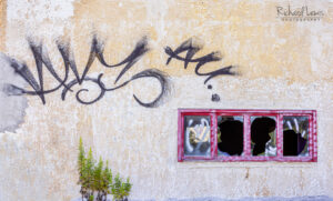 Graffiti On Abandoned Hotel